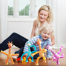 Load image into Gallery viewer, Telescopic suction cup giraffe toy
