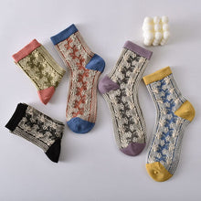 Load image into Gallery viewer, Womens Floral Cotton Socks (10 Pairs)
