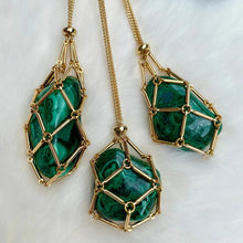Load image into Gallery viewer, Crystal Stone Holder Necklace
