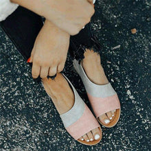 Load image into Gallery viewer, Women Daily Low Heel Panel Sandals
