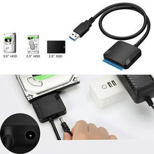 Load image into Gallery viewer, USB 3.0 to SATA III Hard Drive Adapter
