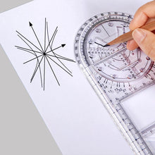 Load image into Gallery viewer, Multifunctional Student Math Ruler
