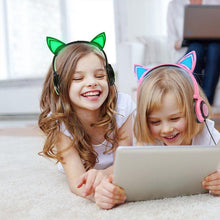 Load image into Gallery viewer, Creative Cat Ear Shape Headphones
