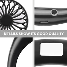 Load image into Gallery viewer, Rechargeable Mini Neck Fans
