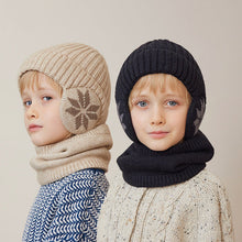 Load image into Gallery viewer, Children's Winter Fleece Scarf Suit
