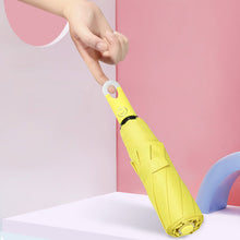 Load image into Gallery viewer, Three-Fold Self Opening And Retracting Umbrella With Buckle

