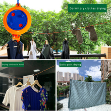 Load image into Gallery viewer, Retractable Clothes Drying Rack Rope
