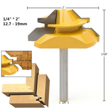 Load image into Gallery viewer, Domom 45 Degree Lock Miter Router Bits
