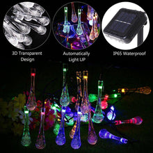 Load image into Gallery viewer, Water Drop Solar Lights
