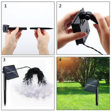 Load image into Gallery viewer, Water Drop Solar Lights
