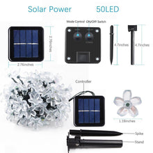 Load image into Gallery viewer, Solar Flower Strings Lights
