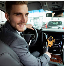 Load image into Gallery viewer, Smart Wireless Auto-Sensing Car Phone Holder Charger
