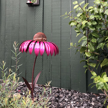Load image into Gallery viewer, Coneflower Bird Feeder
