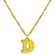 Load image into Gallery viewer, 18K Gold Plated Initial Letter Necklace
