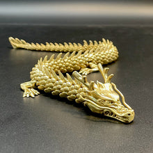 Load image into Gallery viewer, Gold Dragon with Movable Joints
