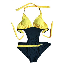 Load image into Gallery viewer, 2019 New Sexy Swimsuit Multicolored Leak Back Triangle
