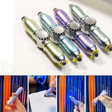Load image into Gallery viewer, LED Rotating Touch Screen Fingertip Pen
