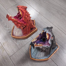 Load image into Gallery viewer, Wall Fantasy Dragon Head Wall Decor
