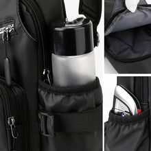 Load image into Gallery viewer, Men's Leather Film Water Bottle Chest Bag
