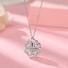 Load image into Gallery viewer, Hollow Four-Leaf Clover Necklace
