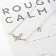 Load image into Gallery viewer, Heartbeat Love ECG Necklace
