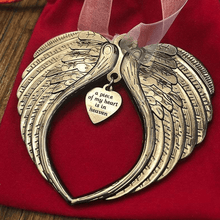 Load image into Gallery viewer, Christmas ornaments angel wings bell-memorial christmas gift
