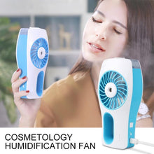 Load image into Gallery viewer, Mini Handheld Water Spray Fan
