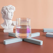 Load image into Gallery viewer, Collapsible Cross Design Silicone Trivets Hot Pad Pot Holder
