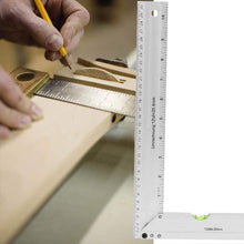 Load image into Gallery viewer, Aluminum Alloy Triangle and Square Ruler
