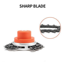 Load image into Gallery viewer, Garden Grass Stainless Steel Chain Trimmer Head
