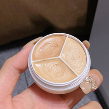 Load image into Gallery viewer, Tri-Color Concealer Palette Of Covers Acne Marks Dark Circles
