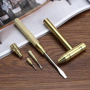 🔥6 in1 Micro Mini Multifunction Copper Hammer