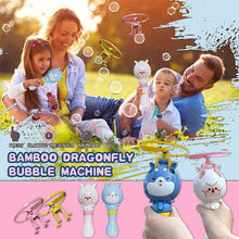 Load image into Gallery viewer, 2 IN 1 Bubble Machine and Flying Toy
