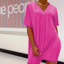Load image into Gallery viewer, V-neck Batwing Sleeve Top &amp; Short Set
