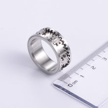 Load image into Gallery viewer, Stainless Steel Rotatable Gear Ring
