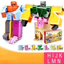 Load image into Gallery viewer, English Letters Deformed Dinosaur Toys
