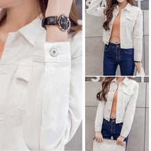 Load image into Gallery viewer, Women&#39;s Stretch Denim Jacket
