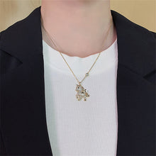 Load image into Gallery viewer, Angel Pony Pendant Necklace
