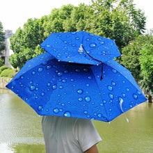 Load image into Gallery viewer, Double Layer Folding UV Wind Protection Umbrella
