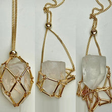 Load image into Gallery viewer, Crystal Stone Holder Necklace
