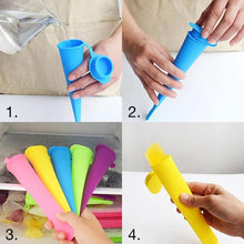 Load image into Gallery viewer, Silicone Ice Pop Mold Set
