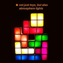 Load image into Gallery viewer, Tetris Stackable LED Night Light
