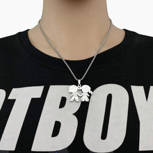 Load image into Gallery viewer, Boy And Girl Stainless Steel Pendant
