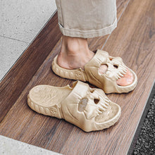 Load image into Gallery viewer, Skull Design Single Band Slippers
