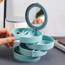 Load image into Gallery viewer, 4 Layers Rotatable Jewelry Storage Box
