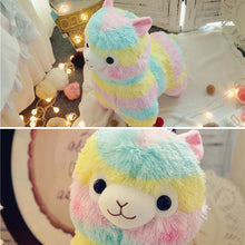 Load image into Gallery viewer, Stuffed Doll - Rainbow Alpaca
