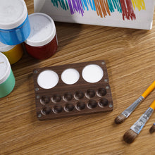 Load image into Gallery viewer, Portable Walnut Watercolor Palette
