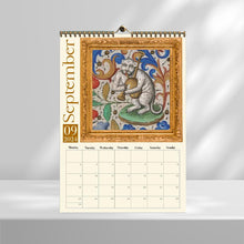 Load image into Gallery viewer, Weird Medieval Cats Calendar 2024
