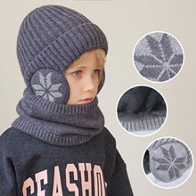 Load image into Gallery viewer, Children's Winter Fleece Scarf Suit
