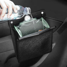 Load image into Gallery viewer, Waterproof Car Leather Trash Can
